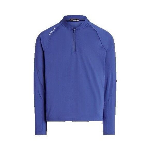 RLX Ralph Lauren Other - NEW RLX Ralph Lauren Quarter Zip Blade Pullover Mens Medium Blue‎ Pro Fit Golf